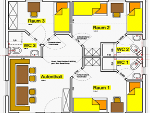 Skizze Schlafhütte (Beispiel)